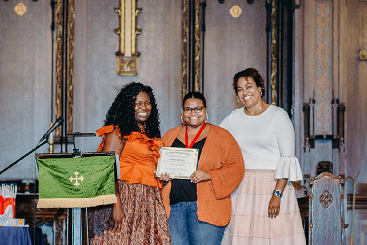 Ivana at The Bowery Mission Women's Graduation