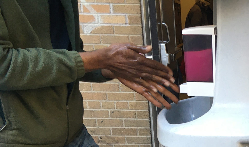 Handwashing station