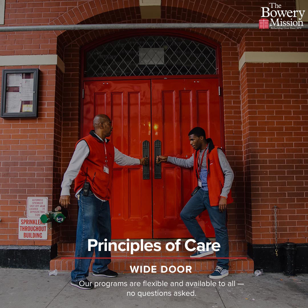 Principles of Care: Wide Door