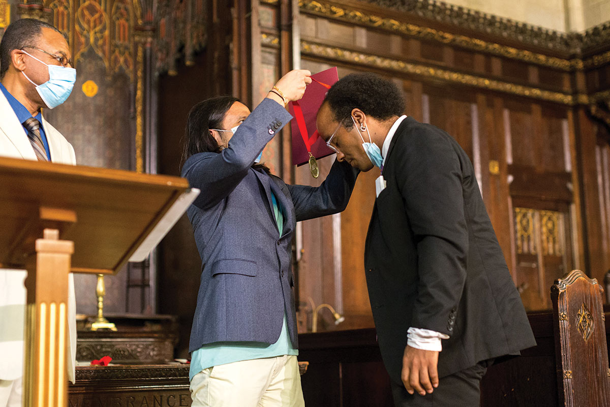 Andre graduating from The Bowery Mission's Residential Programs with hope