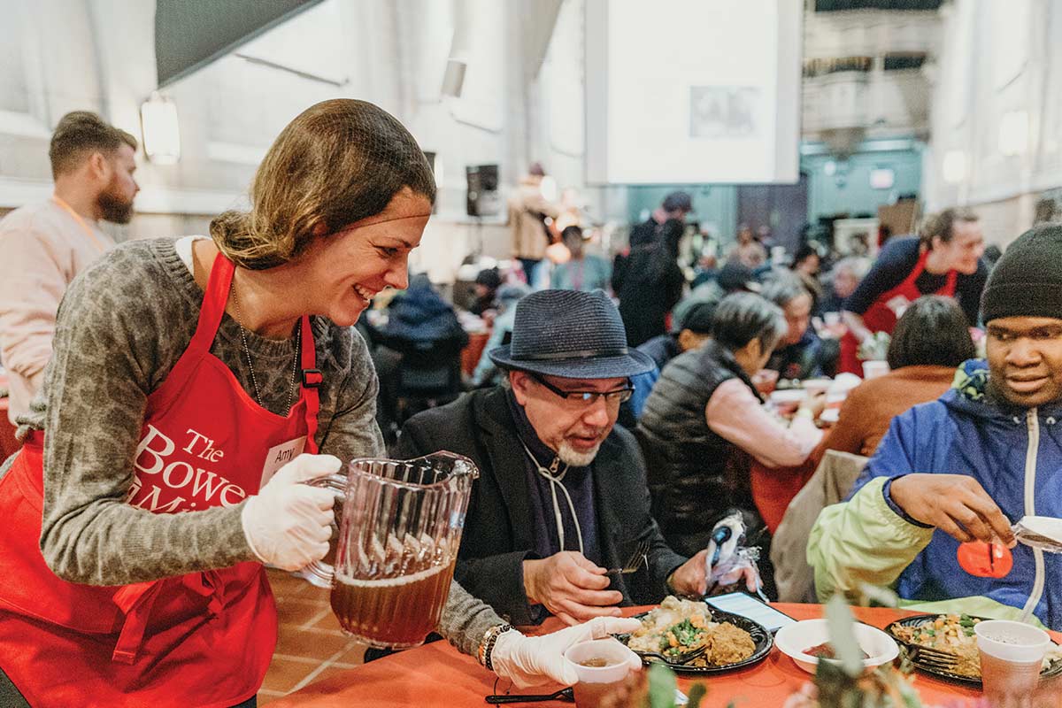 Thanksgiving at The Bowery Mission