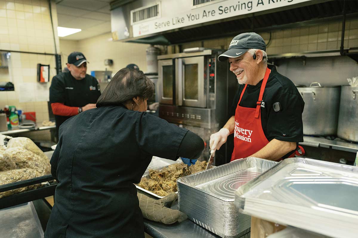 Chef preparing for Thanksgiving