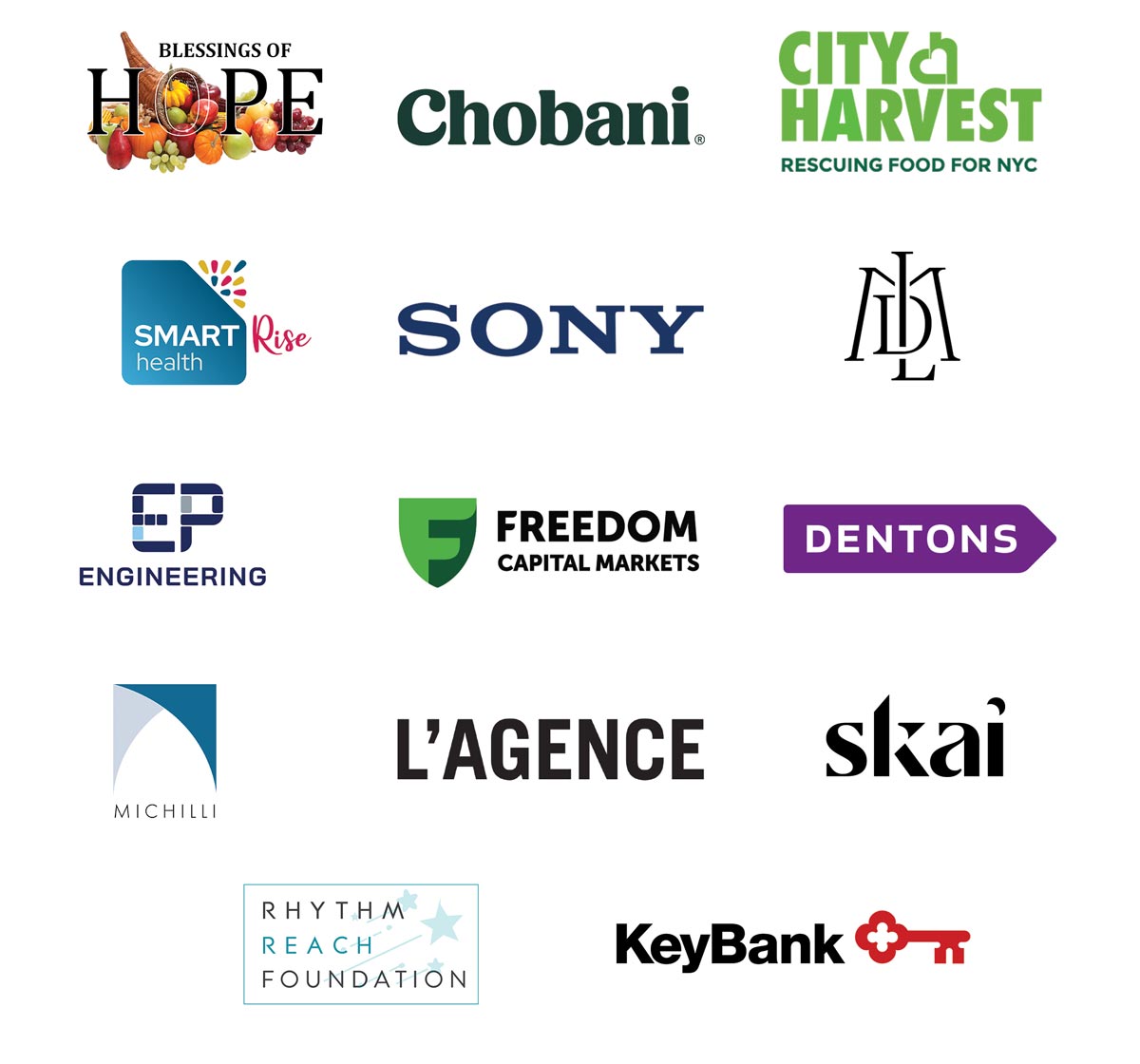 Thanksgiving sponsor logos